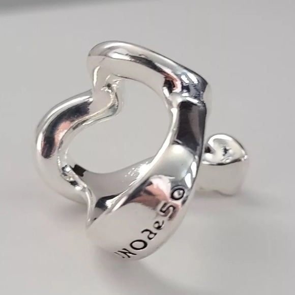 Uno De 50 Ring • Nailed Heart • Silver • Various Sizes - Picture 7 of 14